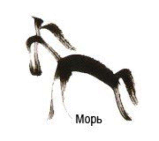 egasmb's tweet image. Cute. The Mongolian word for horse, mori ᠮᠣᠷᠢ (mor' морь), can be very beautifully written in Mongol script in the shape of a horse! 🐎🐎

BTW, the Mongolian word is related to English 'mare,' Mandarin ma 馬, Japanese uma 馬 etc. A truly Eurasian word!