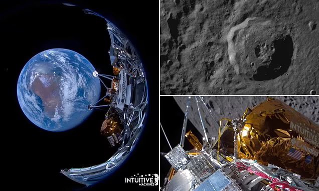 EuropeCognizant's tweet photo. Odysseus becomes 🥇 U.S. 🇺🇸 spacecraft 🛰️ to land on the Moon 🌕 since 1972.
#Breaking #Odysseus #LunarLanding #Moon #FirstLanding #USA #America https://t.co/hthiXP7Mna