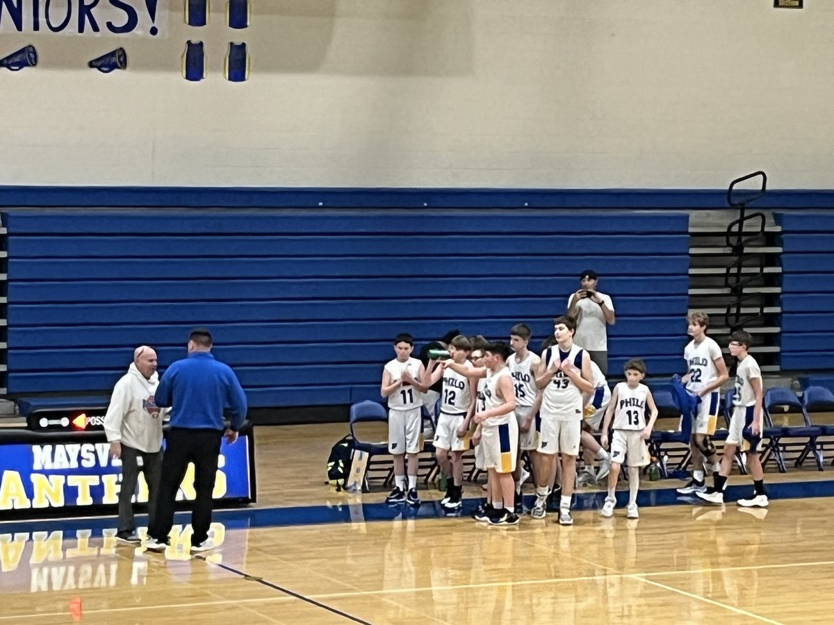 PhiloAD's tweet photo. 7th Grade Boys MVL Champions. Finished off an undefeated season!  Great Job Boys!
Philo 59
Coshocton 44 https://t.co/qyl3QRoR7E