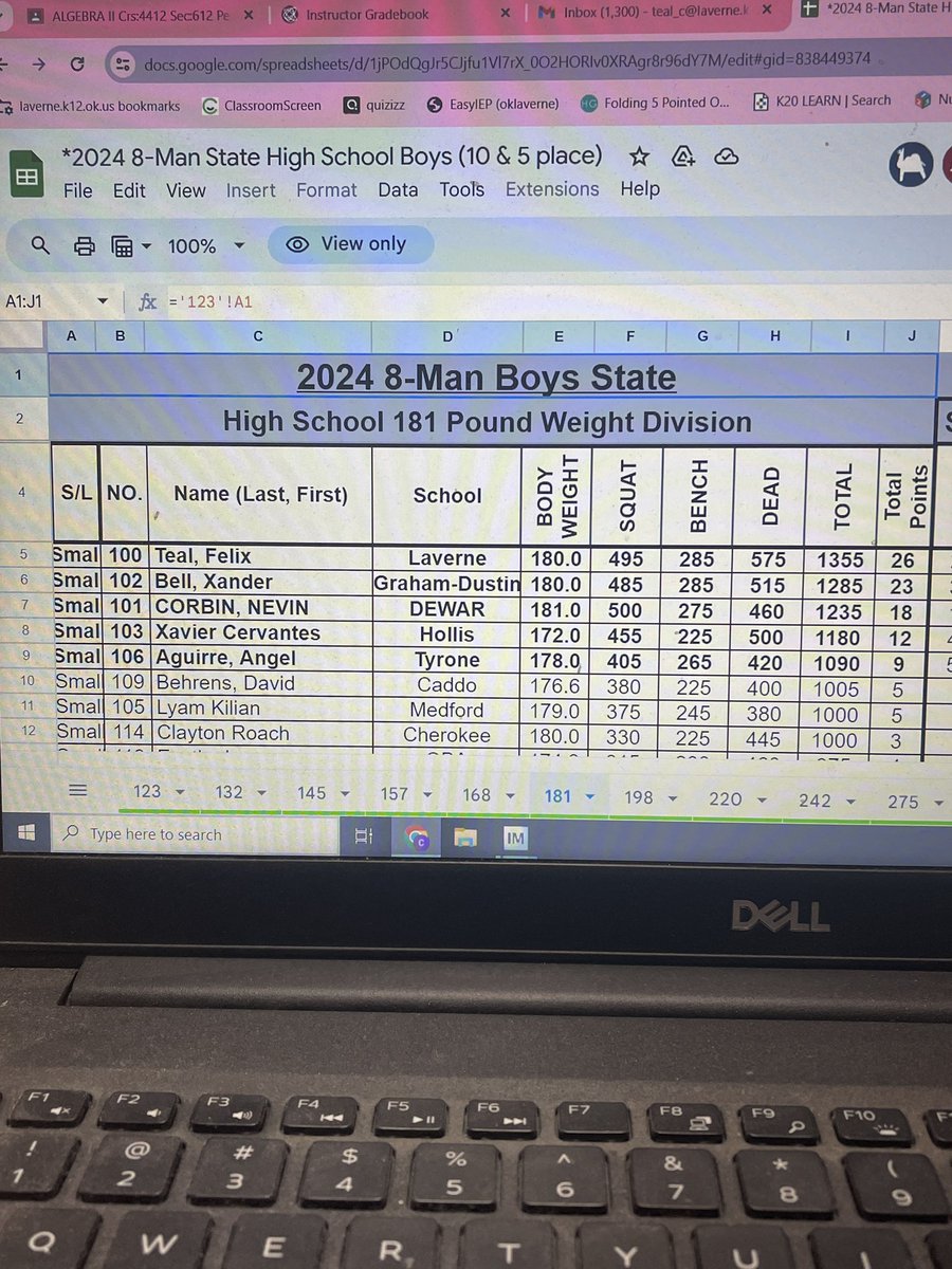 teal_felix's tweet photo. 2x 8-Man Powerlifting State Champion 495 Squat- 285 Bench- and 575 Deadlift. Overall Top deadlift in the heavy weight division.  @CoachRRouse @JohnWozniak2 @CoachMeyersSDSU @CoachAMayes @CoachAWin https://t.co/GGSYPG2Bzd