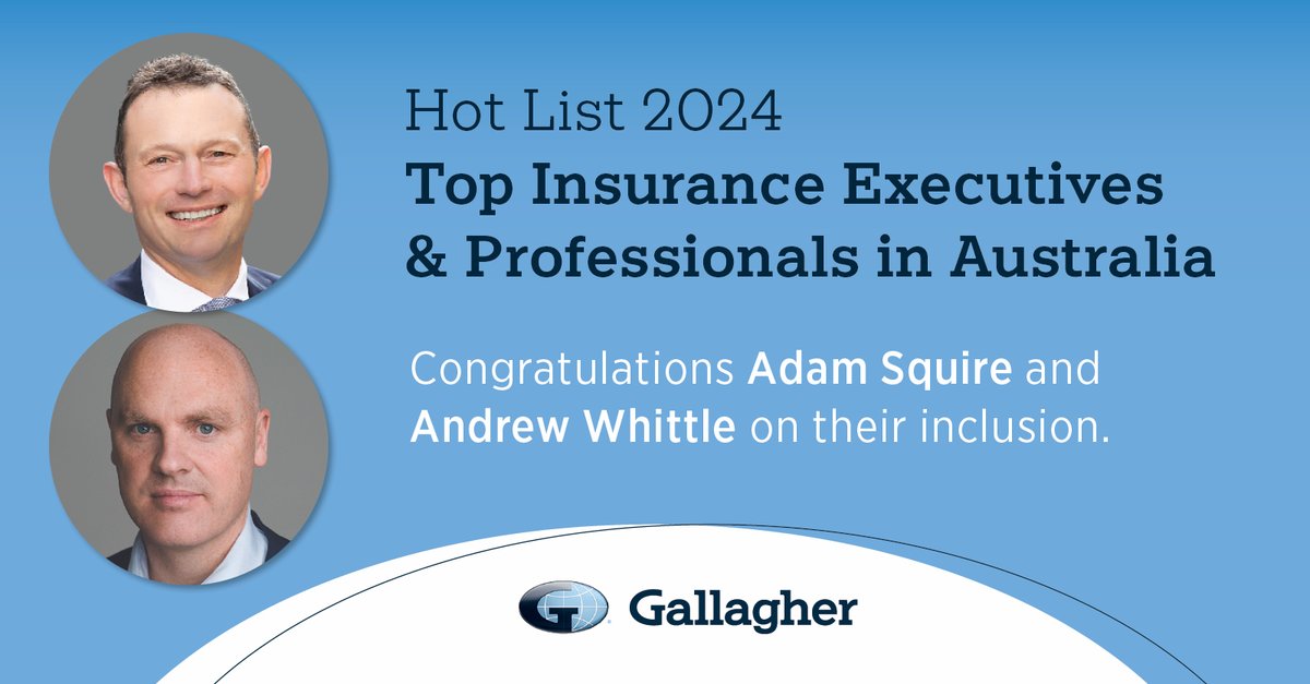 Gallagher_AUS's tweet image. Celebrating the Insurance Business Australia Hot Lister's: Adam Squire and Andrew Whittle! 

#LifeAtGallagher #GallagherAus #InsuranceAus #InsuranceHotList #TopBroker @InsuranceBizAU