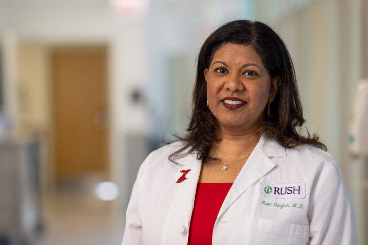 Tonight at 9 p.m. CT on @fox32news with @SylviaFOX32: @RupaSanghaniMD, cardiologist and director of the RUSH Heart Center for Women, shares the No. 1 lesson we’ve learned about women’s #HeartHealth.