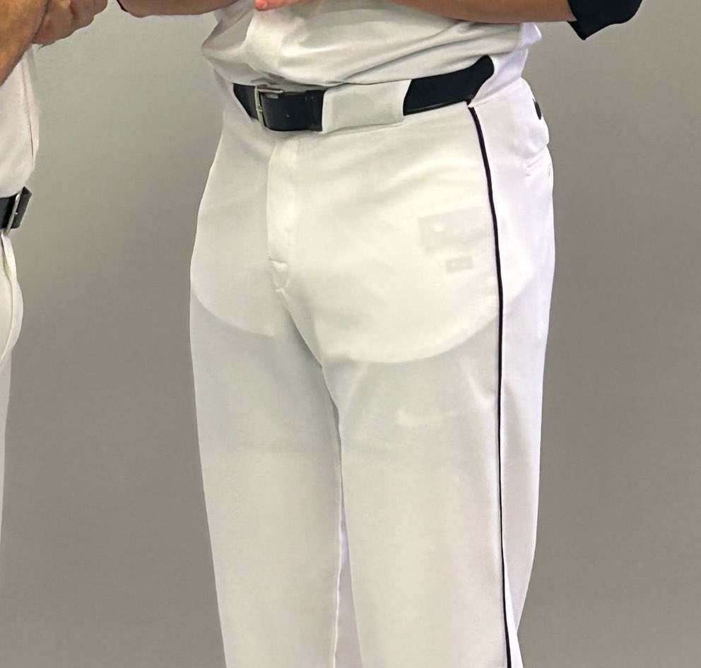 Savageboston's tweet photo. OFFICIAL: 

The MLB potentially has a labor dispute issue because Fanatics has supplied players with see through baseball pants.  

Just absurdly comical and terrible. https://t.co/dJsc8qc2Kf