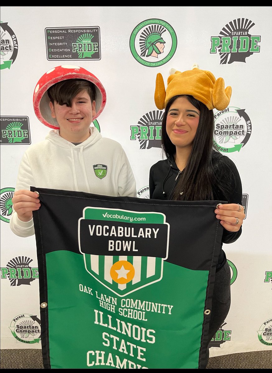 olchsmsodeh's tweet photo. 🎶We are the champions!🎶  @VocabularyCom  Number 1 in the state of Illinois! So proud of our students and so proud to work with the absolute best colleagues! @dentonintheOL @JepsenJenn @OLBoysBowling @OLSpartansBsb @olchsenglish #olchspride https://t.co/xg6renW7XM