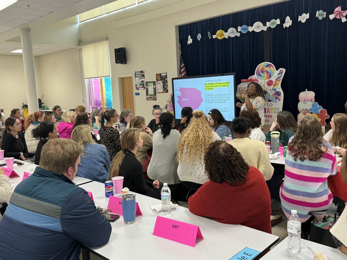Wrapped up day 3 of our NTI Share the Love 💕 series, where tips, tricks and hacks are shared with our novice T’s. Thanks to @Sunset_Park_CAS for hosting! @RockHillSchools