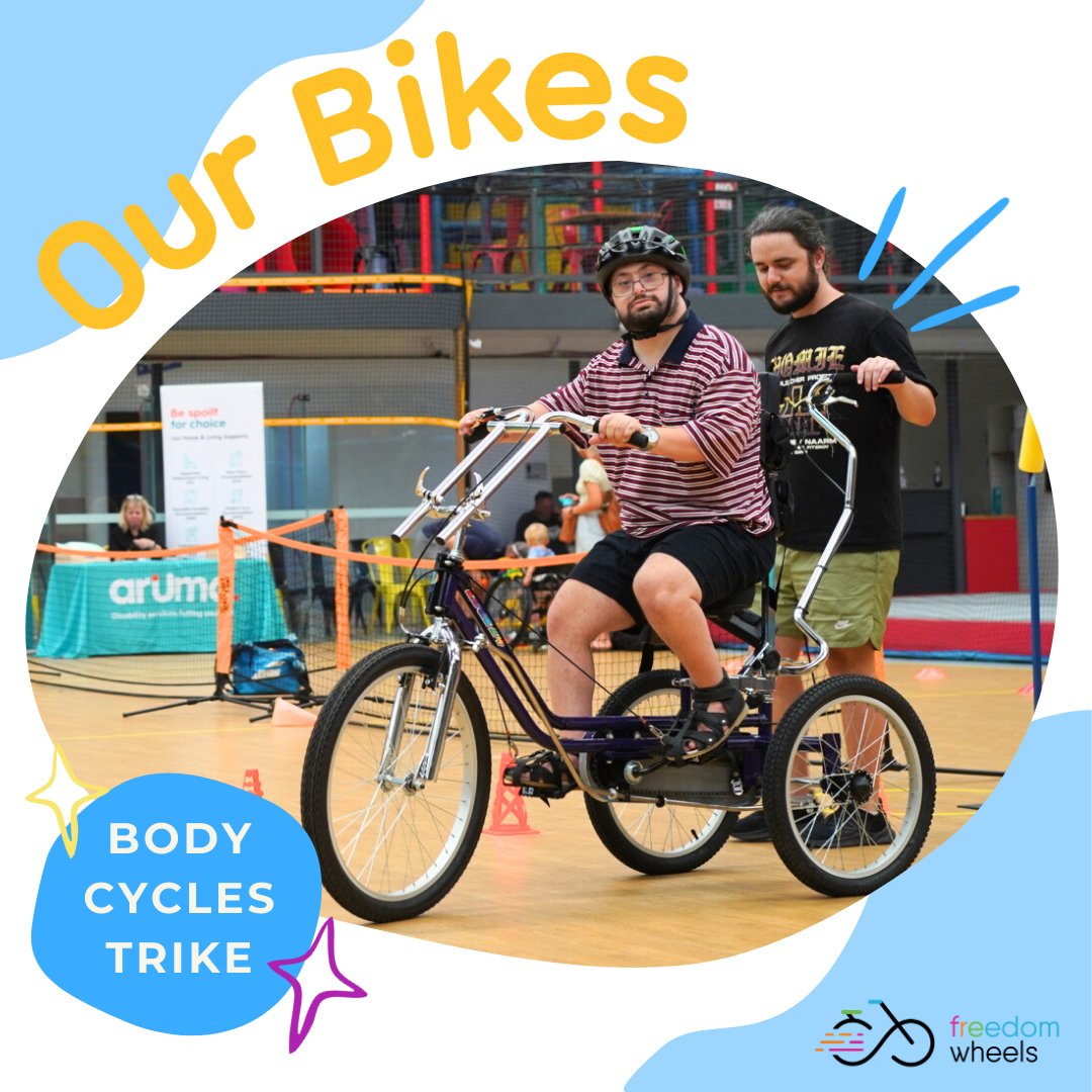 Our #BodyCyclesTrike is for those who need extra support to ride a bike 🚴 Our Product Specialists will #customise the bike with an extensive range of attachments to best suit each rider's needs. Visit our website to learn more! 👉 bit.ly/3ORA09n
#ndis #adaptivebike