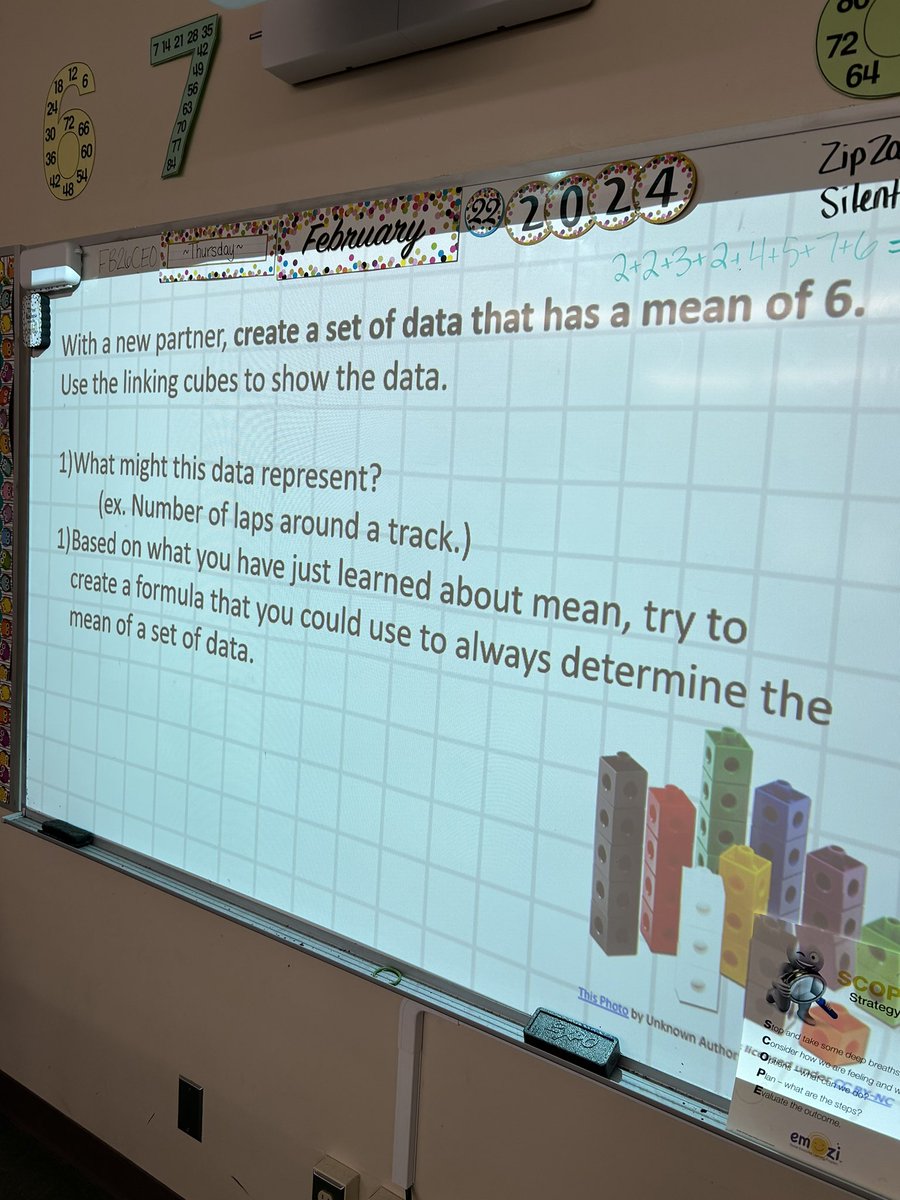 More exploration of mean with snap cubes #gemaap @LynndaleHeights