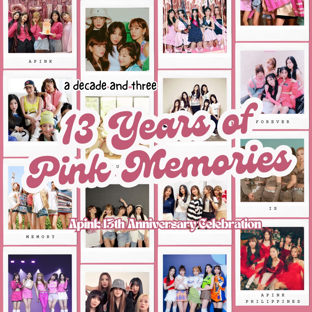 Apink_PH's tweet photo. #ApinkPH Cupsleeve Event
A Decade Plus Three: 13 Years of Pink Memories Apink's 13th Anniversary Celebration
Registration Form:
https://t.co/zznnfPZngP
Check out the form for more details.
#Apink
#Chorong #Bomi #Eunji #Namjoo #Hayoung
#ApinkPhilippines #ApinkPHCSE https://t.co/YfbKhQEzw2