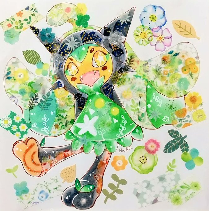 「green flower」 illustration images(Latest｜RT&Fav:50)