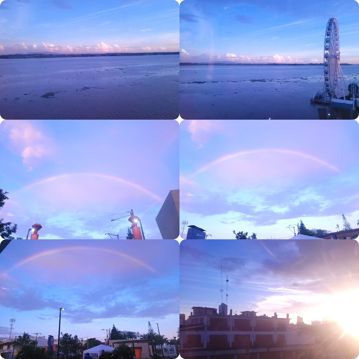 flmaite's tweet image. 🌈🌅🩵#sun #love #rainbow #guayaquil #Ecuador #Skype #beautifulsky