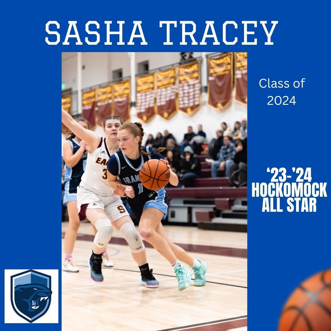 Congratulations to Sasha Tracey for being named a Hock All Star <a href="/sashatracey12/">Sasha Tracey</a>   <a href="/FHSSports/">FranklinAthletics</a> <a href="/HockomockSports/">HockomockSports</a>