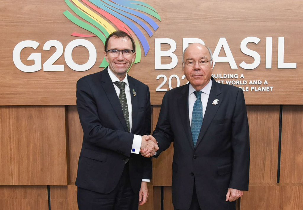 Norway is grateful for the confidence shown by Brazil by inviting us into G20 for 2024. We share mutual commitment to reducing global polarization. Impressed by Brazil’s leadership and constructive approach to problem solving.