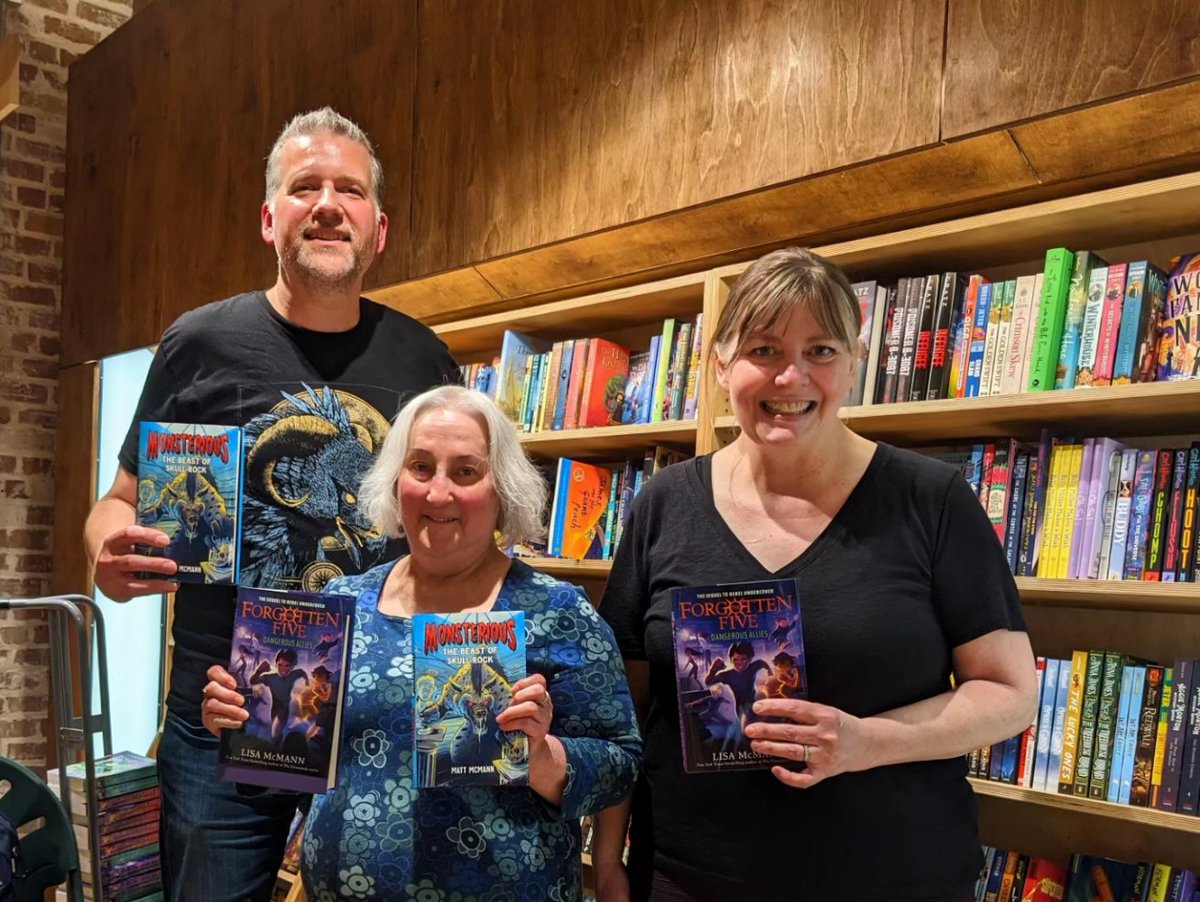 We had such a wonderful time with authors Lisa & Matt McMann and all who turned out for the book party at Octavia Books last night.