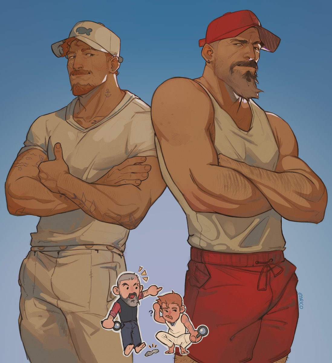 Não me contive em desenhar meu José com o querido Edgar do <a href="/RodrigoDraws/">Rodrigo Lopes</a>