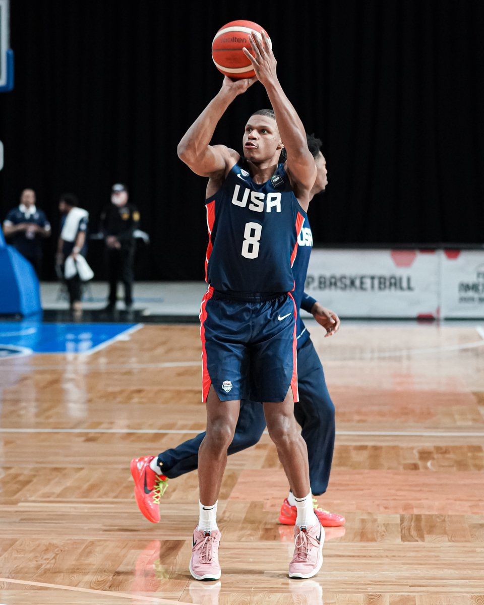 🔥 <a href="/newanimprovedJR/">Jahmi’us Ramsey</a> scores the USA's first 13 points! 

#AmeriCup