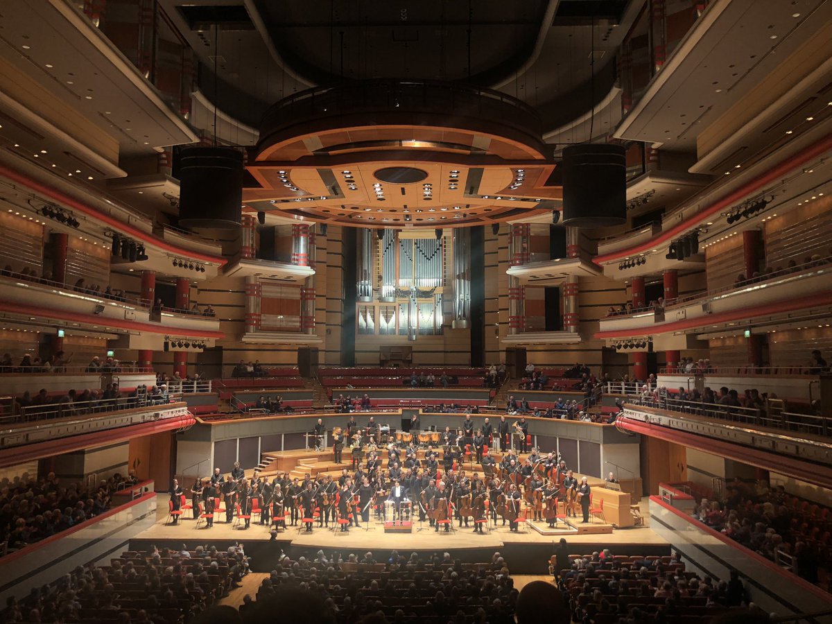Tonight our KS4 music GCSE classes got to experience the brilliance of Maria Duenas playing Beethoven’s Violin Concerto in D and the power of @TheCBSO in the Enigma Variations. #QBArts