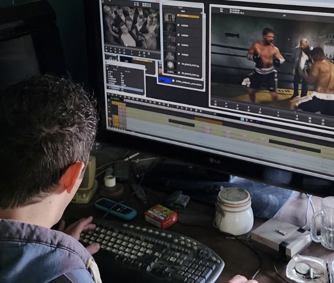 Honey Bone Rush (@honeybonerush) on Twitter photo 🎥 Feverish editing going on at #DeadDrunkCinema and #8thWardEntertainment for the film #ToughMan director <a href="/EdMahalick/">Ed Mahalick</a> has assured me the 3 years wait will be worth it! Movie score by #HoneyBoneRush I know this indie film will be awesome! I see many film awards in Mr. Mahalick’s 🎥 Feverish editing going on at #DeadDrunkCinema and #8thWardEntertainment for the film #ToughMan director <a href="/EdMahalick/">Ed Mahalick</a> has assured me the 3 years wait will be worth it! Movie score by #HoneyBoneRush I know this indie film will be awesome! I see many film awards in Mr. Mahalick’s