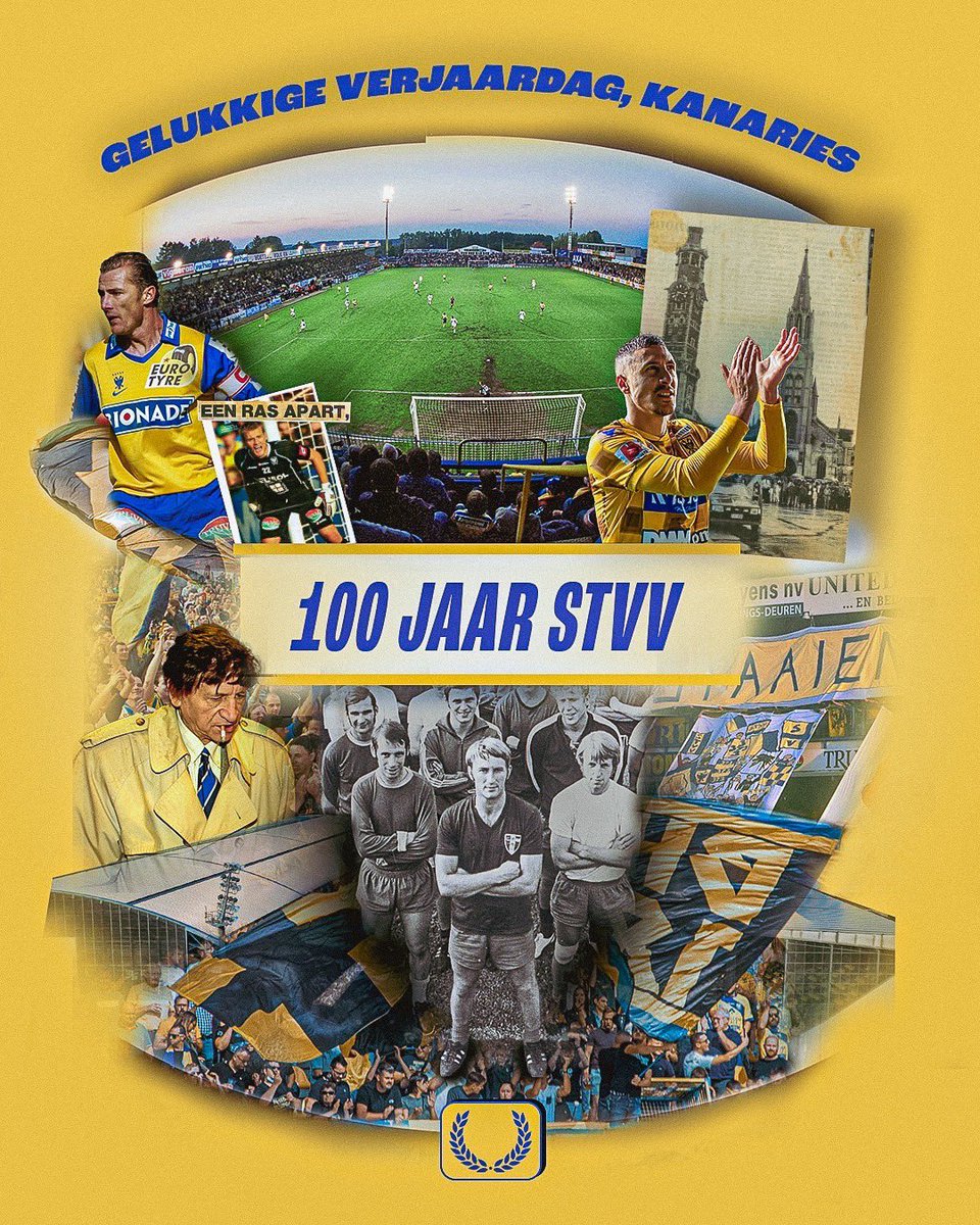 STVV_JP's tweet image. 💛𝟏𝟎𝟎𝐭𝐡 𝐀𝐍𝐍𝐈𝐕𝐄𝐑𝐒𝐀𝐑𝐘💙

本日2月23日、 #シントトロイデン はクラブ創設1️⃣0️⃣0️⃣周年を迎えました✨