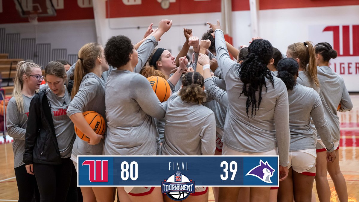#NCACwbkb24 Tournament | Quarterfinals FINAL: #2 @wittwbb 80, #7 @KenyonWBB 39 The Tigers will take on Ohio Wesleyan in the semifinal round of the tournament at top-seeded DePauw.