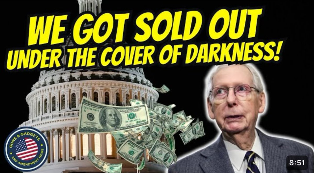 SOLD OUT! Republicans CAVE On Border, Yet Agree To Send BILLIONS Overseas! youtu.be/tETKVS-ooas?si… via <a href="/YouTube/">YouTube</a>

#uscongress is trash 🚮