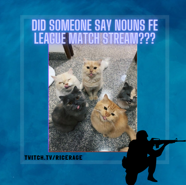 ricezuuuu's tweet photo. 🚨Stream Alert🚨
↓↓↓↓↓↓↓↓↓↓↓↓↓↓↓↓ 
@nounsfe VS #GatorPit https://t.co/jPhhLf1n2z