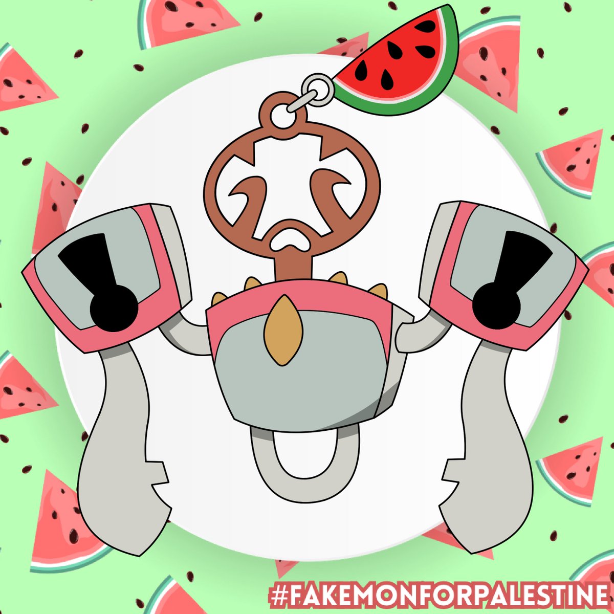 d_gazer12's tweet photo. #FakemonforPalestine
Keptki
Key Keeper Pokemon
Steel/Fairy type
"A key of great importance was given to a Klefki to keep safe. The overwhelming emotion it felt caused it to evolve. Keptki holds this key, until the day it s to be returned to its owner."

https://t.co/scJa8qFYUQ https://t.co/XO9L2fJ4t4