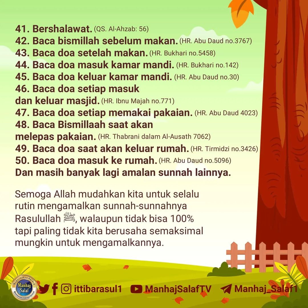 DiaraFathiya's tweet photo. Daftar amalan sunnah yang bisa dikerjakan dalam kehidupan sehari hari✨ https://t.co/wfRGO1HITM