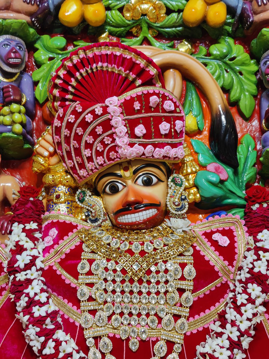 kashtbhanjandev's tweet photo. Darshan : 21-02-2024
Hello Devotees
Jai Shri swaminarayanv
Shringar Darshan of Shri kashtbhanjandev hanumanji Maharaj Salangpur dham.
https://t.co/OrZRylQah0
#175Shatamrut #shatamrutmahotsav #kingofsalangpur #swaminarayan #hariprakashswami #hanumanji #hanuman #vadtal #gujarati #darshan #hinduism #hinduism #festival #salamgpurdham #salangpur #jay #shri #ram
🚩 જય શ્રી કષ્ટભંજન દેવ 🚩
🚩 જય શ્રી રામ🚩