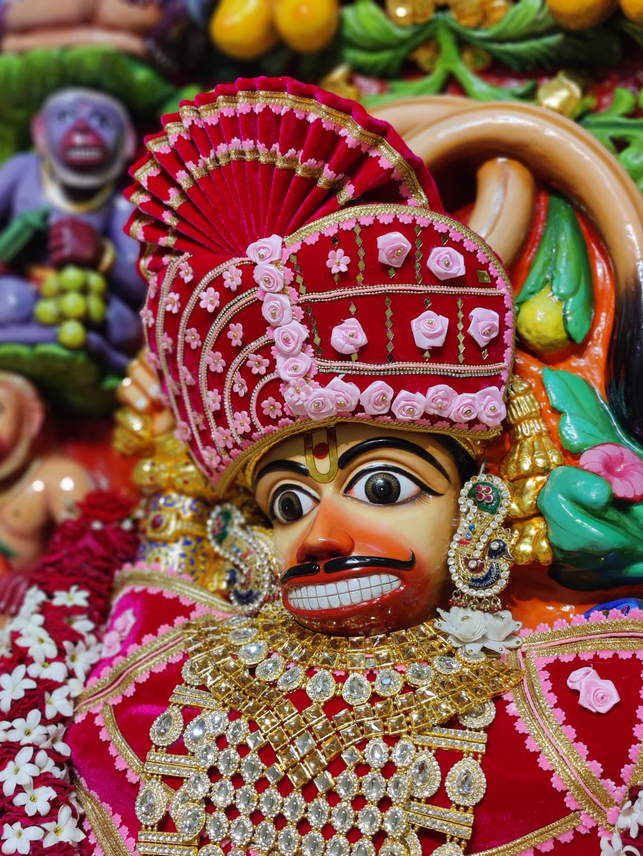 kashtbhanjandev's tweet photo. Darshan : 21-02-2024
Hello Devotees
Jai Shri swaminarayanv
Shringar Darshan of Shri kashtbhanjandev hanumanji Maharaj Salangpur dham.
https://t.co/OrZRylQah0
#175Shatamrut #shatamrutmahotsav #kingofsalangpur #swaminarayan #hariprakashswami #hanumanji #hanuman #vadtal #gujarati #darshan #hinduism #hinduism #festival #salamgpurdham #salangpur #jay #shri #ram
🚩 જય શ્રી કષ્ટભંજન દેવ 🚩
🚩 જય શ્રી રામ🚩