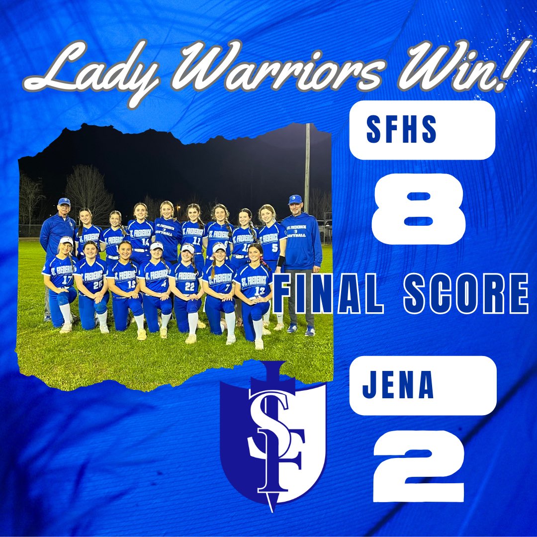 sfhs_warriors's tweet photo. Warriors Win! We are Warrior Proud!  #SFWarriors #SFSoftball #beawarrior https://t.co/Ed9pdy6YPV