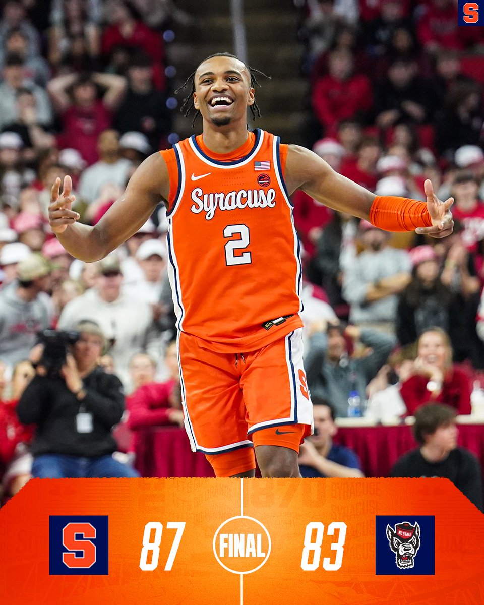Cuse_MBB's tweet image. Road dub! ☑️