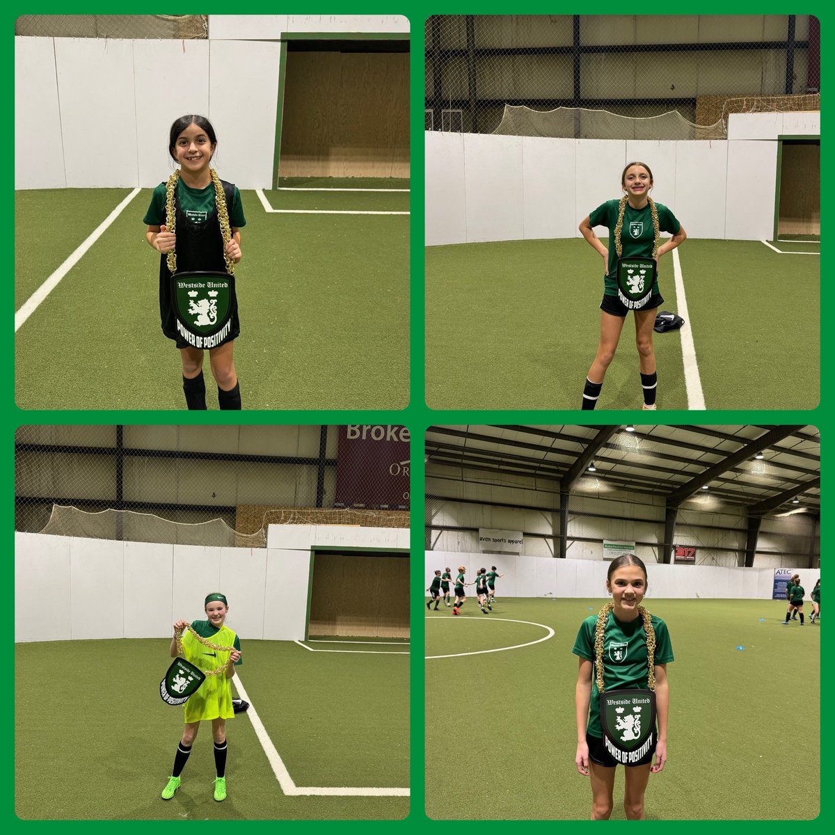 Winners of the Positivity Chain tonight for being positive teammates and good listeners tonight …