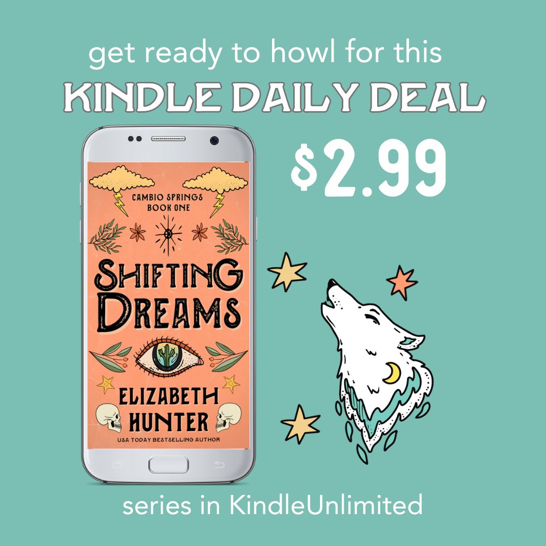 Shifting Dreams by @EHunterWrites is on sale today only for just $2.99! Download your copy today or read FREE in Kindle Unlimited! Amazon: bit.ly/3OMS7gN Amazon Worldwide: mybook.to/ShiftingDreams  #ElizabethHunter #ShifterRomance #Smalltown #PNR @valentine_pr_