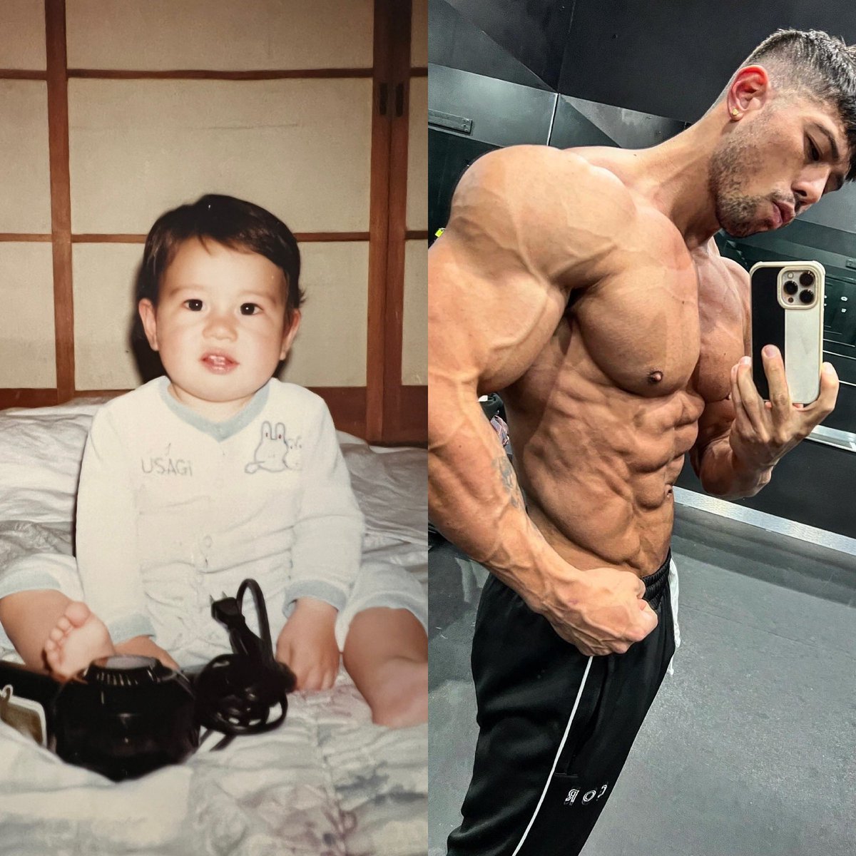 KanekinFitness's tweet photo. 今日35になりました。多分この子が将来ビルダーになることは誰も思っていなかった😬引き続き世界の頂点を目指して行きます。 https://t.co/20R6v1jyXl