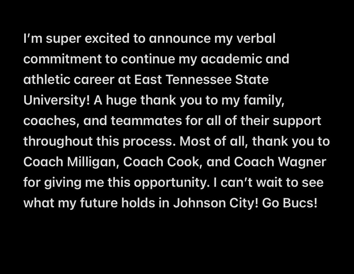 GO BUCS!!💛💙 So excited for this next chapter! <a href="/ETSUSoftball/">ETSU Softball</a> <a href="/CoachmilliSB/">Cheryl Milligan</a> <a href="/RickWagnerr/">RickWagner</a>