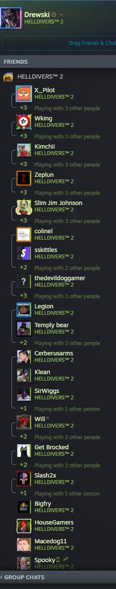 OperatorDrewski's tweet image. Bros I think Helldivers 2 just won 2024