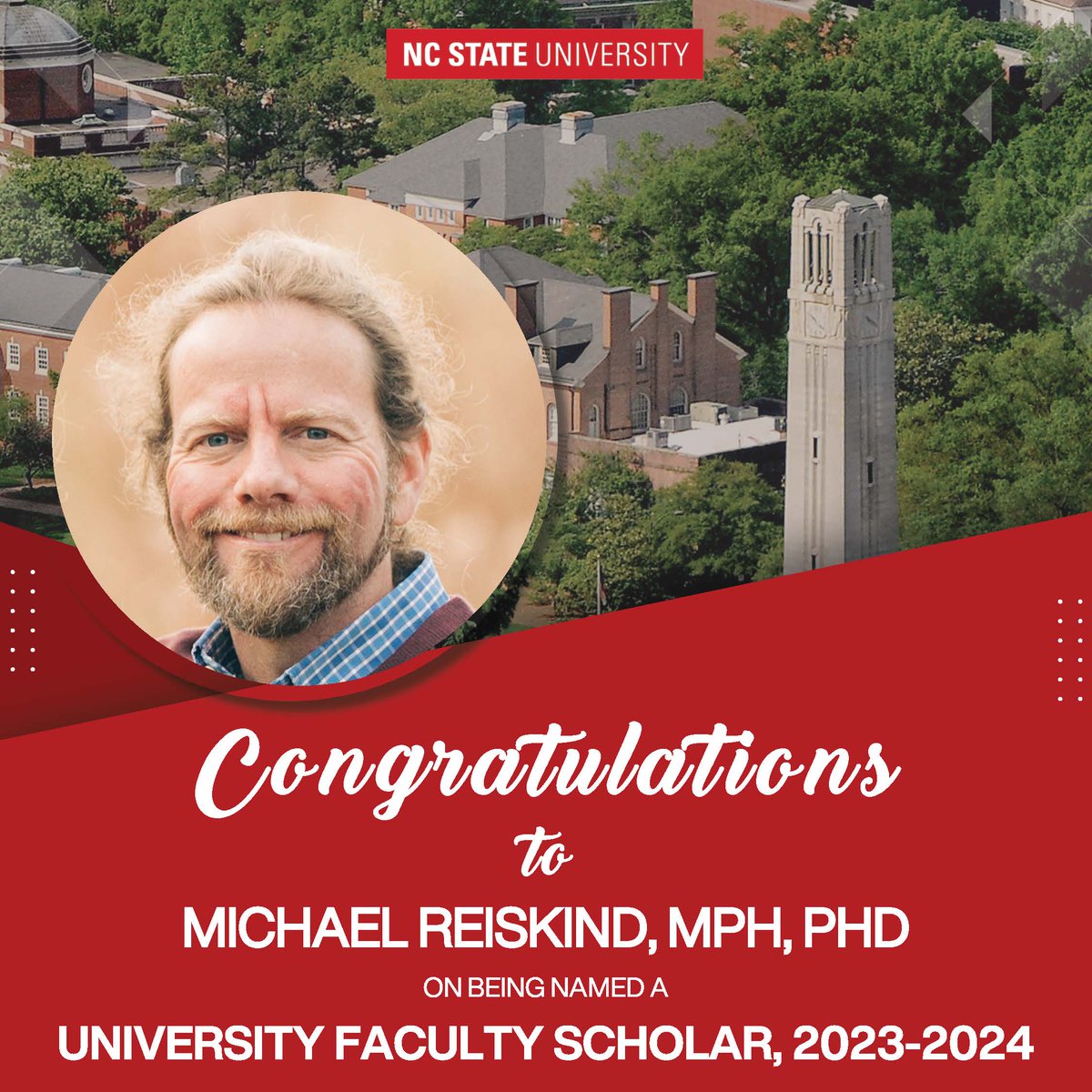 NCSU Entomology & Plant Pathology (@ncsu_depp) on Twitter photo Big things are happening in the department! Congratulations Michael Reiskind on being named University Faculty Scholar. <a href="/NCState/">NC State University</a> <a href="/NCStateCALS/">NC State College of Agriculture and Life Sciences</a> <a href="/NCSU_DEPP/">NCSU Entomology & Plant Pathology</a> Big things are happening in the department! Congratulations Michael Reiskind on being named University Faculty Scholar. <a href="/NCState/">NC State University</a> <a href="/NCStateCALS/">NC State College of Agriculture and Life Sciences</a> <a href="/NCSU_DEPP/">NCSU Entomology & Plant Pathology</a>