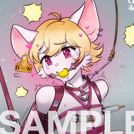 skebコミッション完成しました。オスケモさん快楽拘束絵初描きです。zp_R 本垢凍結解除!さんのコミッション「こんにちは!もっと毛皮を描きたいとおっしゃっていましたね。これが僕のキャラクター 」  #Skeb #Commission より 
