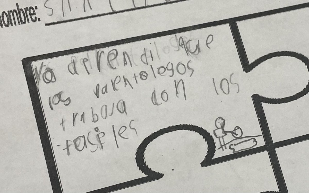 IreneZamoraSoto's tweet photo. Here’s what #DualLanguage students in @LauraSierraMor1’s have been learning lately @ShilohValleyPS 🤓🤓🤓 #UCPSDLI #UnitingOurWorld @ParticipateLrng https://t.co/MHMZVQNqgl