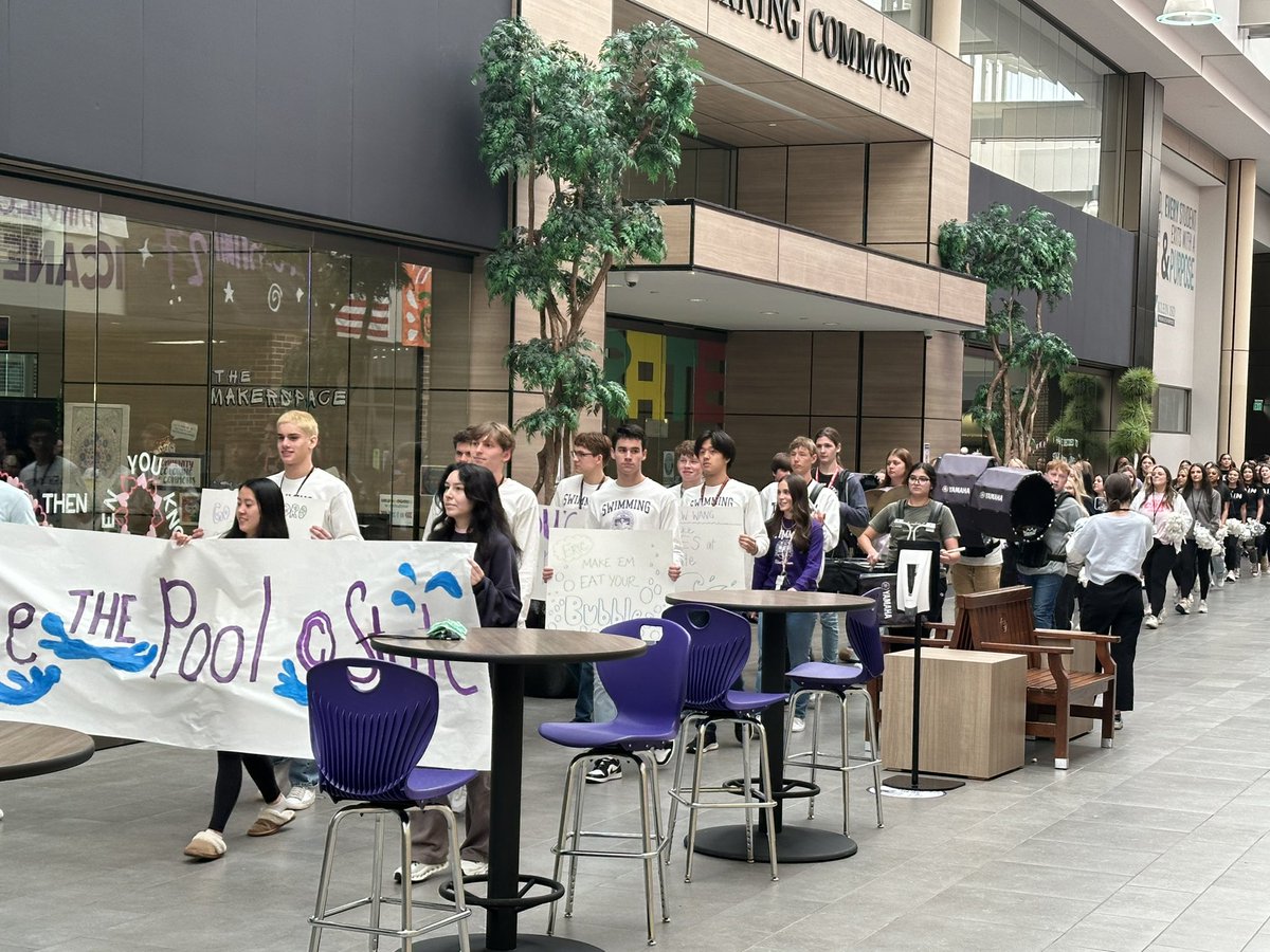 LMartiKISD's tweet photo. Sending good luck and good vibes to the @KleinCain swim team as they go to STATE this weekend!!!! So proud of you!!!! #ReignCain 💜🏊  @KleinISDAth https://t.co/hHJqmrsm9Q