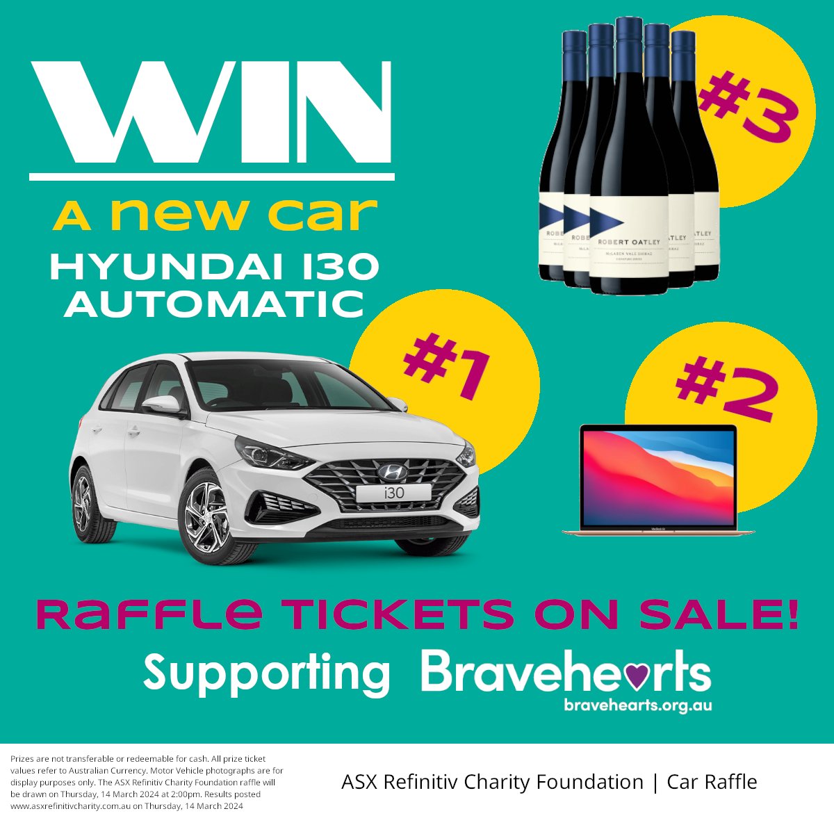 This year we’re excited to be a part of the ASX/Refinitiv Annual Car Raffle! By buying a ticket you are supporting Bravehearts and our mission to prevent child sexual abuse. Buy a ticket today: asxrcfau.com/console/raffle… #ProtectKids #Raffle #CarRaffle #CharityRaffle