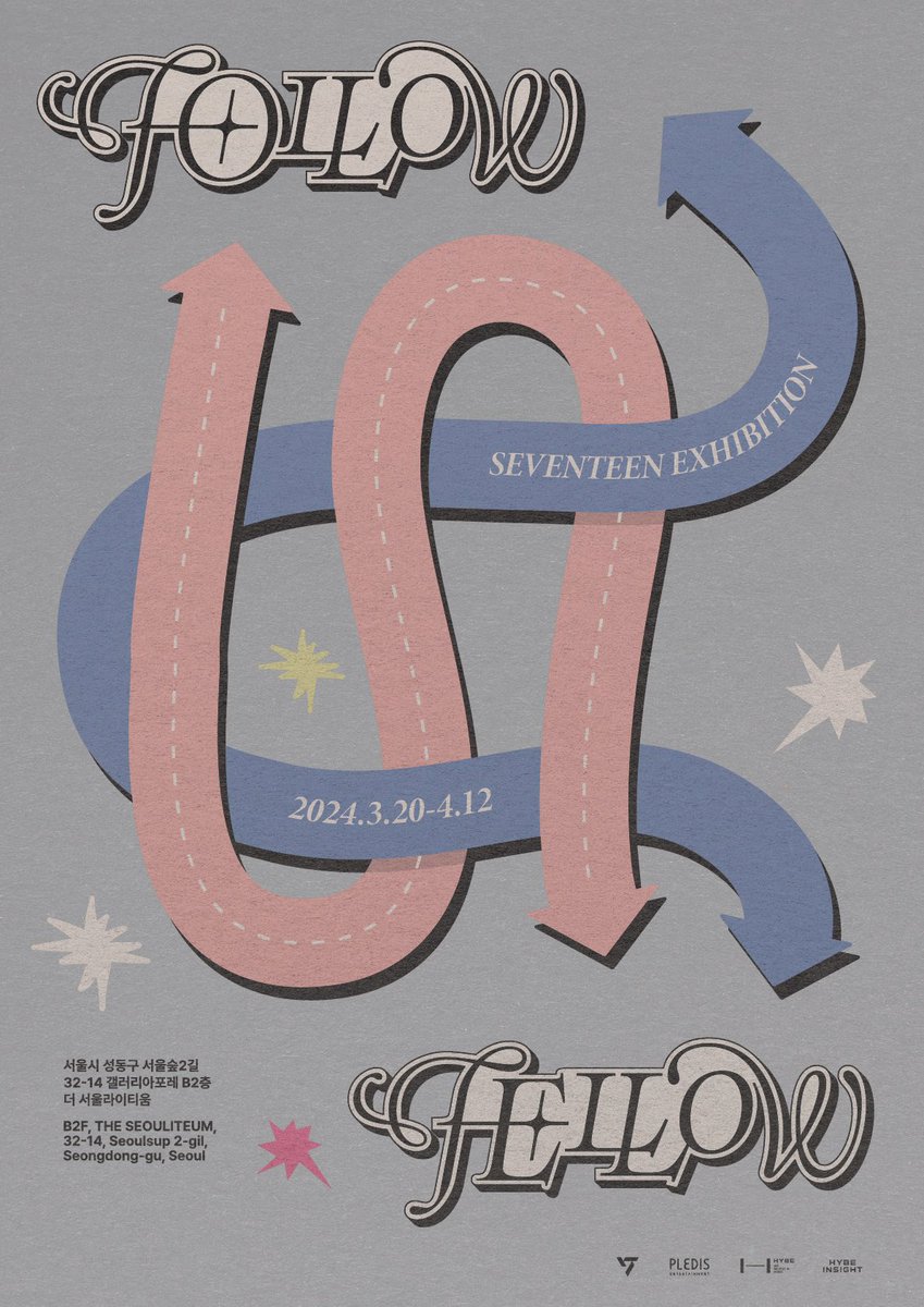 [📰] 240221
✦ [HYBE INSIGHT] Exposición SEVENTEEN 'FOLLOW FELLOW' mostrará el proceso de preparación del concierto SEVENTEEN TOUR 'FOLLOW'!!

📆 Período: 20 de Marzo ~ 12 de Abril
📍The Seoul Lightium (piso G (piso B2), Galleria For Leather Mall, 32-14 Seoul Forest 2-gil,…