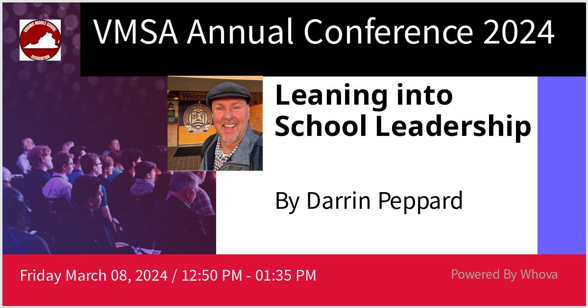 Hey, East Coast middle school teachers - where are you?? Get to the #VMSA annual conference on March 8 - use the link below to register and come see me, @mr_Alsheimer @psloanjoseph @CharlePeck and more!! whova.com/portal/registr…