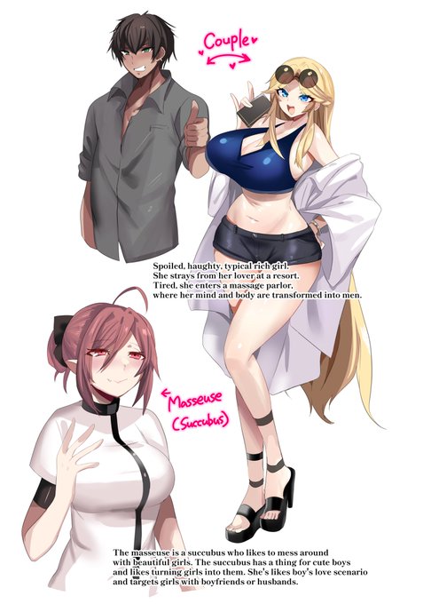 Skebで男体化の漫画描かせて頂きました!Thank you very much!
https://t.co/GffrEqR8k3

全8p(紹介ページ含)↓
https://t.co/qaWqd4bCqd 