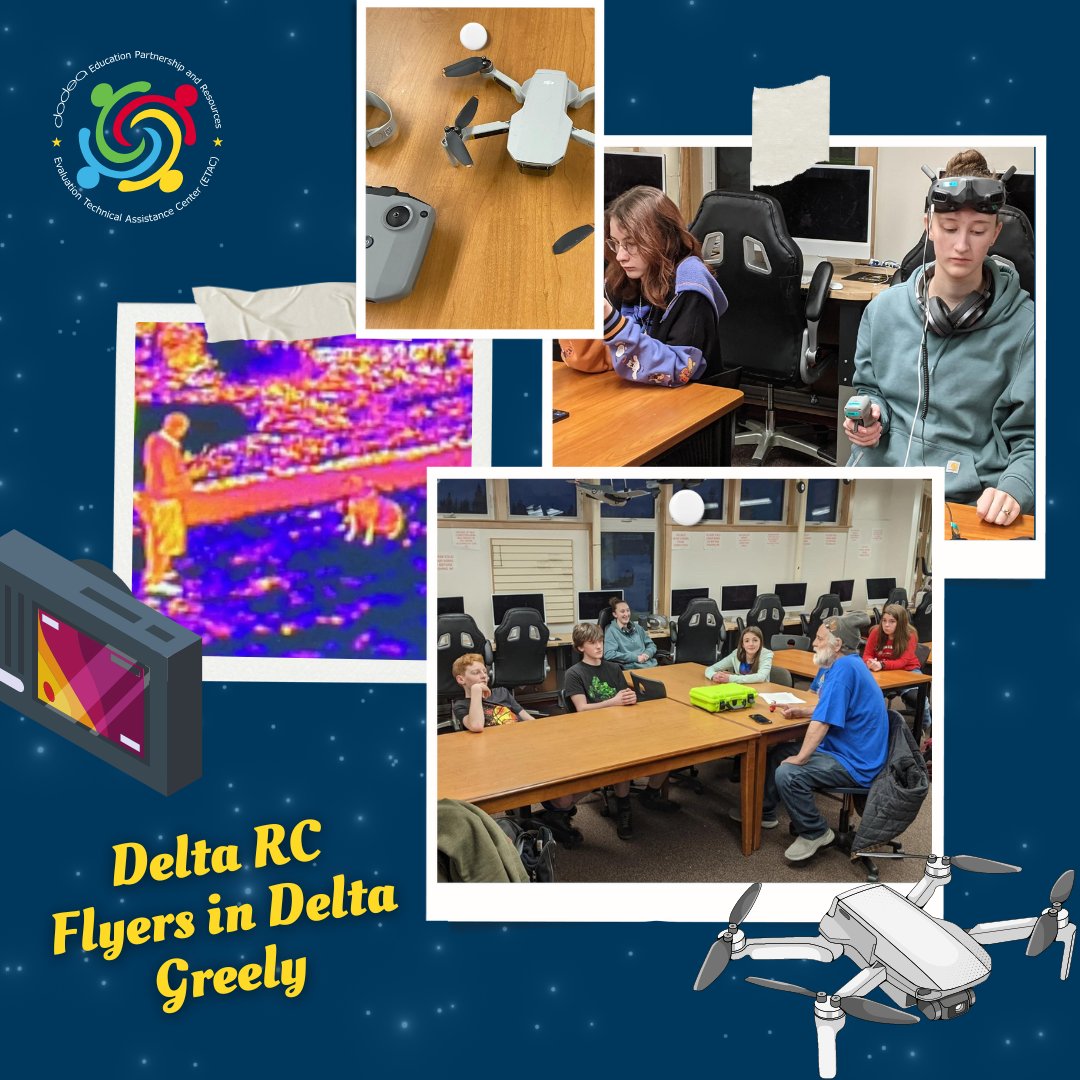 Soar to new heights a #DoDEAgrant! 🚀 Delta RC Flyers in Delta Greely is showcasing innovative opportunities from indoor drone races to locating lost animals. 🔍 Empower your students with hands-on experiences! #MilitaryStudent #GrantOpportunity