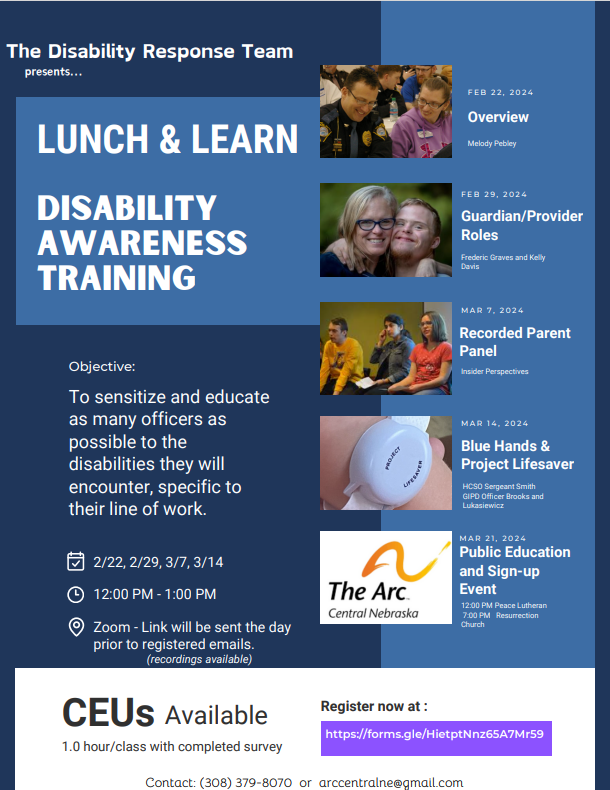 There is a Virtual Disability Awareness Training available over the next few weeks for those interested. Register at docs.google.com/forms/d/e/1FAI…

#training #disabilityawarenesstraining #disabilityawareness