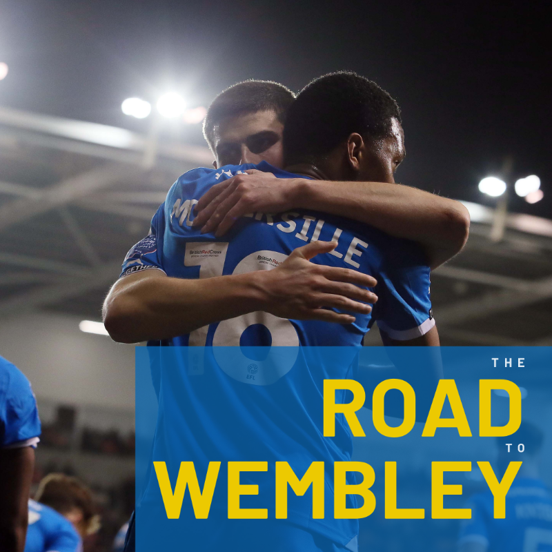 theposh's tweet photo. Following our 3-0 victory against Blackpool in the Bristol Street Motors Trophy Semi-Final we will face either Bradford City or Wycombe Wanderers in the final at Wembley. 

#pufc