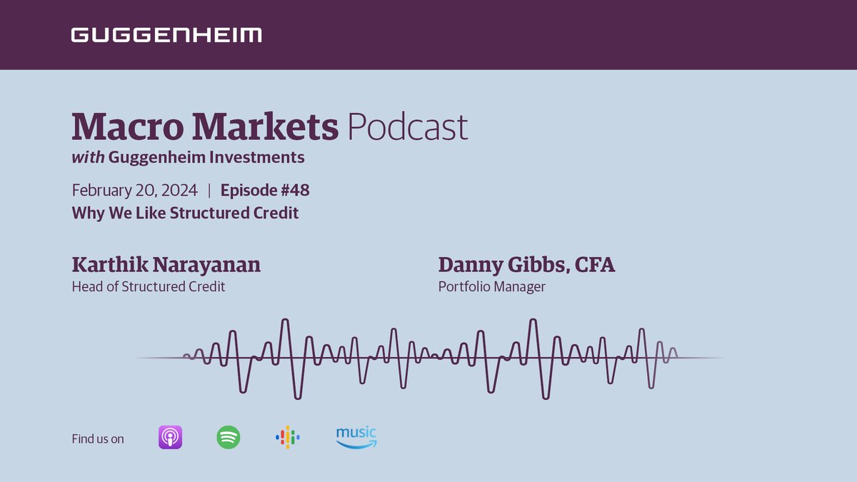 Karthik Narayanan, Head of Structured Credit, and Danny Gibbs, a portfolio manager on our Total Return team, join Macro Markets to discuss opportunities across the structured credit spectrum. gugg.gp/3I5Zufj