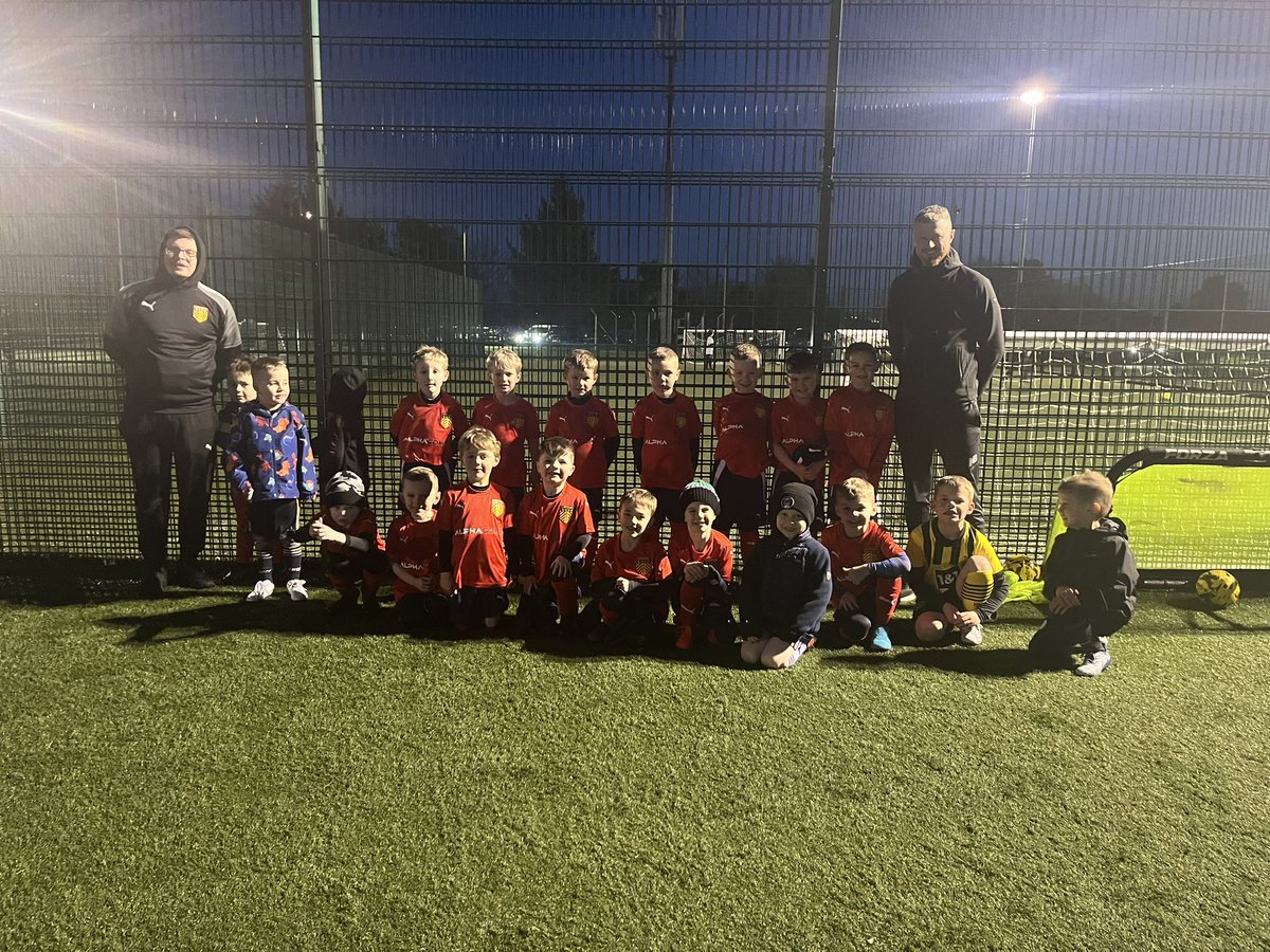 HarestanesAFC's tweet photo. Introducing our youngest age group, our 2018’s in their new strips ahead of their first game of fun 4’s on Saturday. ⚽️
We would like to thank our sponsor AlphaComm for the new strips for the boys ❤️💛 https://t.co/PLK0yP0ZP1