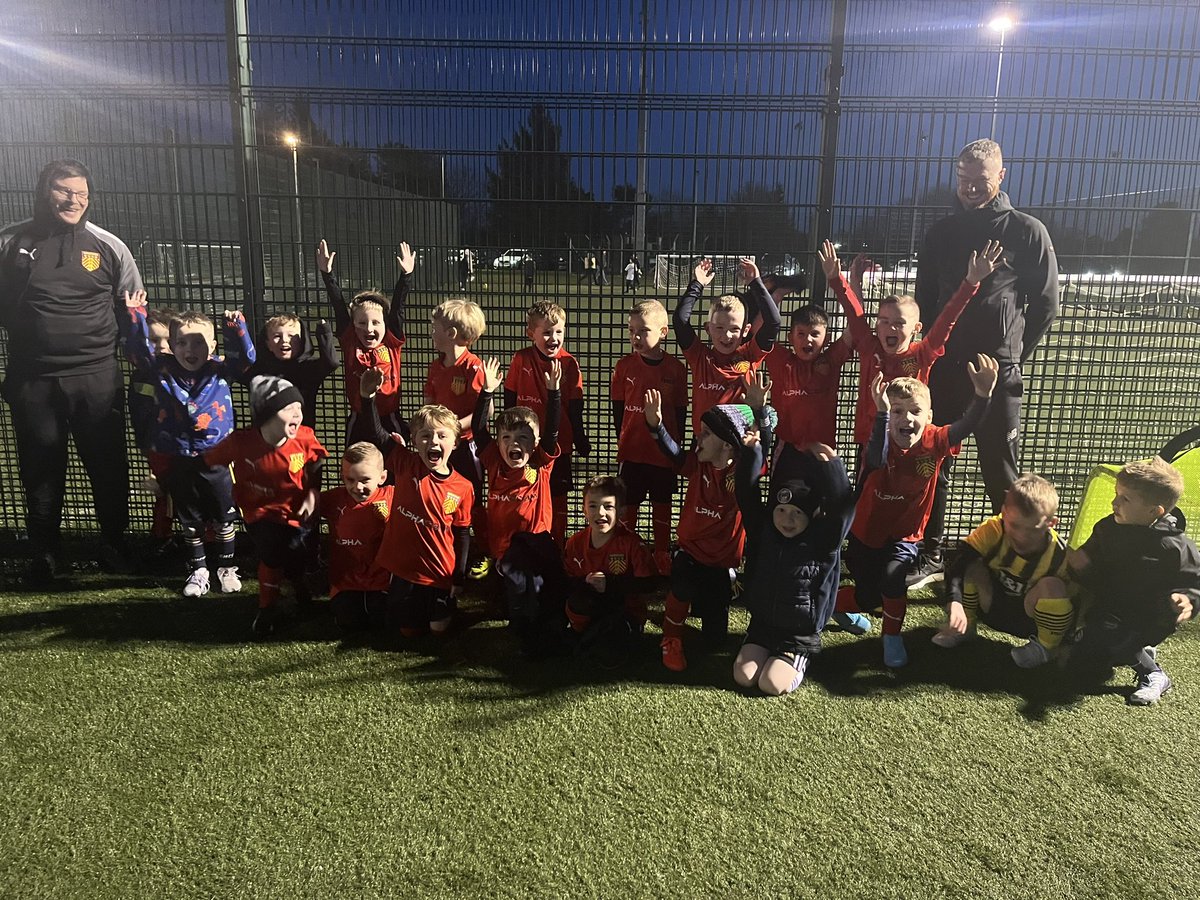 HarestanesAFC's tweet photo. Introducing our youngest age group, our 2018’s in their new strips ahead of their first game of fun 4’s on Saturday. ⚽️
We would like to thank our sponsor AlphaComm for the new strips for the boys ❤️💛 https://t.co/PLK0yP0ZP1